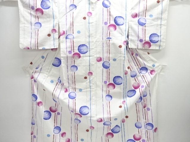 Japanese Kimono / Tsumugi Omeshi Cotton